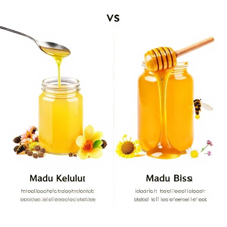 Perbedaan Madu Kelulut dan Madu Biasa